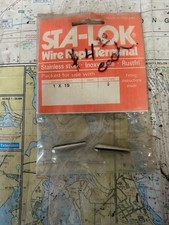 Sta-Lok pack of 2 SS Wire Rope Terminal Self-...