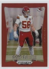 2024 Panini Prizm Deca Football Red George Karlaftis #155 PSA 9