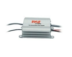 Pyle 2 Channel 300W RMS Waterproof iPod/MP3 Marine Power Amplifier - White