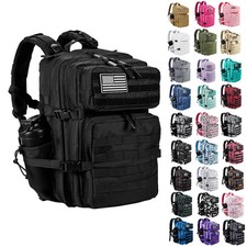 LHI 45L/35L/25L Tactical Backpack for Men and Women Waterproof Athlete Gym Outdo