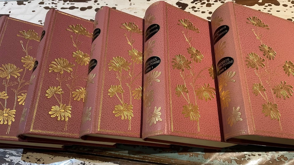 MÉMOIRES D’OUTRE TOMBE François-René de CHATEAUBRIAND 6 Tomes JEAN DE BONNOT - Photo 2/4