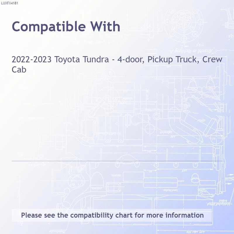 4 piezas. Manija de puerta FX de lujo para Toyota Tundra 2022-2023 doble cabina Foto 3 de 4