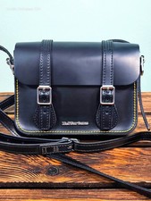 Borsa a tracolla Dr Martens The Original 7 pollici in pelle nera Kiev (135)