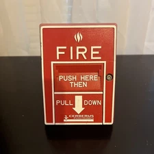 CERBERUS PYROTRONICS MSI-20B DUAL ACTION MANUAL PULL STATION