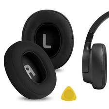 Geekria Protein Leather Ear Pads for JBL TUNE 720BT, 750BTNC Headphones Black