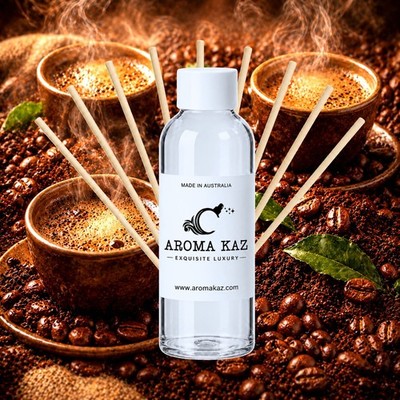 Fresh Coffee Reed Diffuser Oil Refill Vegan Alcohol-Free 3 Sizes