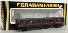 Graham Farish N Gauge LMS 57ft Brake End Coach 0616 Crim Lake 20354 Boxed