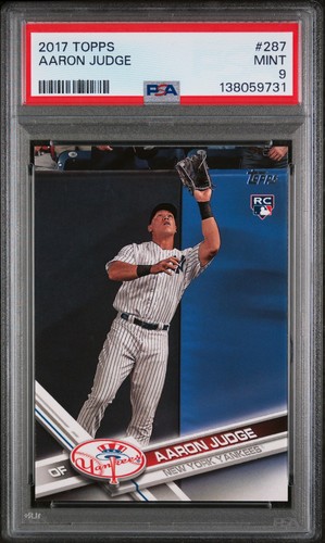2017 Topps Aaron Judge Rookie #287 (RC) PSA 9 New York Yankees