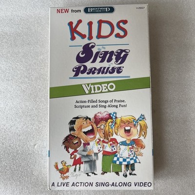 Kids Sing Praise - Live Action Sing-Along (VHS, Brentwood) NEW SEALED