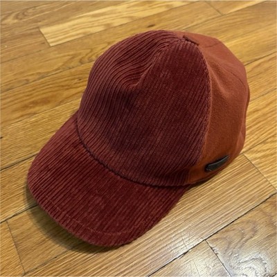 Loro Piana Brown & Burgundy Adjustable Cashmere Baseball Cap / Hat Size Large.