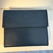 Baronet Vintage 1960 Blue Leather Embossed Wallet