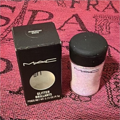 MAC Glitter Pigment Iridescent White Silver Glitter Effect 0.15 oz