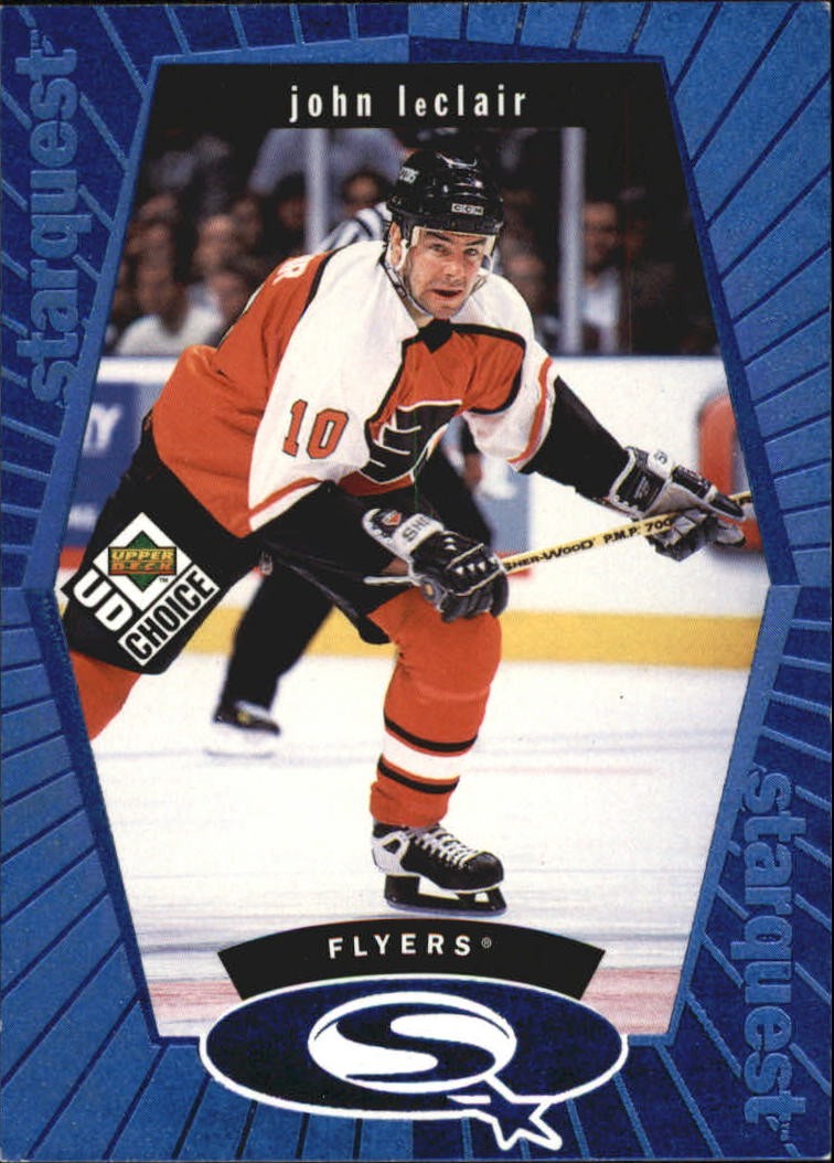1998-99 UD Choice StarQuest Blue #SQ15 John LeClair - HKY