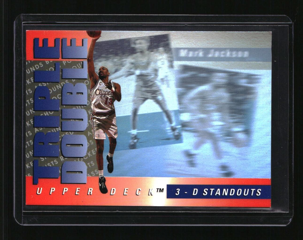 1993-94 Upper Deck #TD5 Mark Jackson Triple Double 3-D Standouts