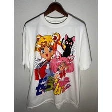 Sailor Moon Rare Anime Vintage Reprint Single Stitch T-shirt Screen Stars Tag 