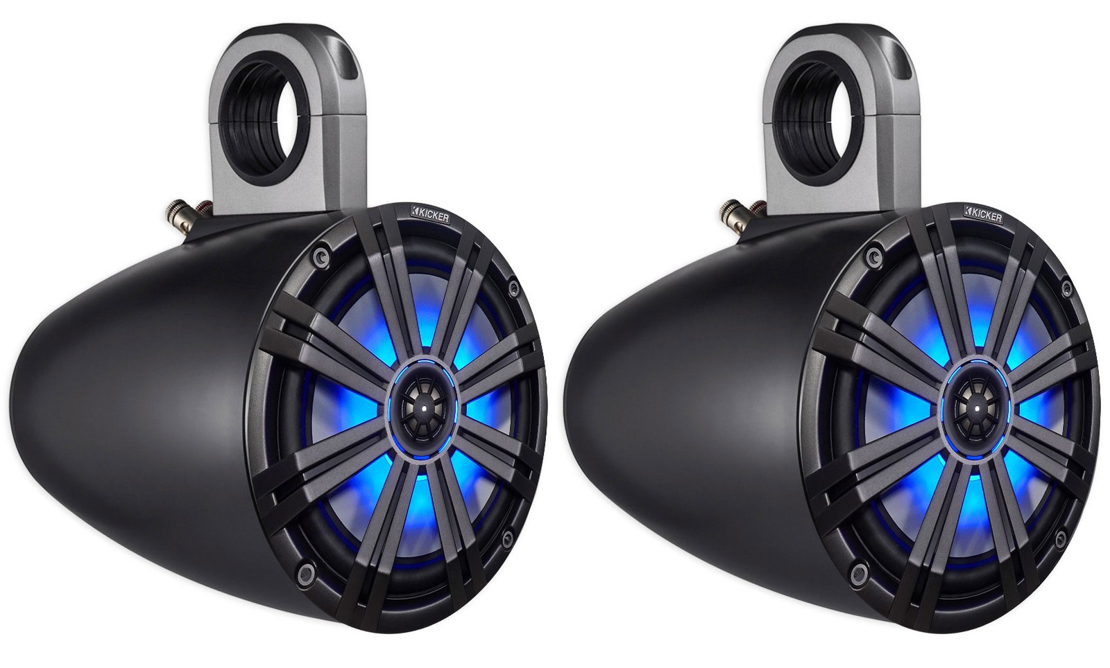 Пара динамиков KICKER 45KM84L 8 мощностью 600 Вт для морской лодки KMTES8 Wakeboard Tower со светодиодами 102190₽