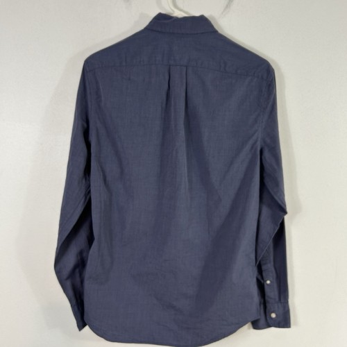J. Crew Slim Secret Wash Baumwoll Popeline Hemd Montclair Navy Blau Gr. S Neu mit Etikett - Bild 4 von 13