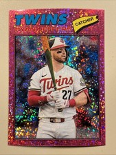2026 Topps Heritage RYAN JEFFERS Pink Sparkle Parallel Minnesota Twins