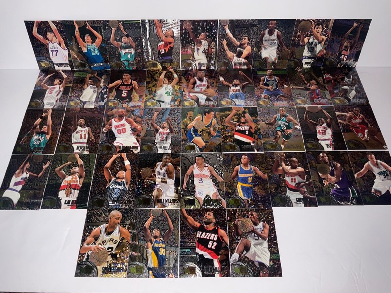 LOT OF 40 FLEER METAL 1996 NM-MT  NBA BASKETBALL CARDS