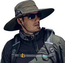 L/XL/XXL Wide Brim Sun Hat UPF 50 , Waterproof Breathable for Men, Women - for