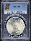 1923 $1 Peace Dollar PCGS MS64