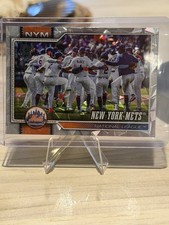 New York Mets Team Card 2026 Topps Series 1 Diamante Foil Parallel #291