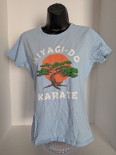 Miyagi Do Karate Kid Tshirt Blue Size Small
