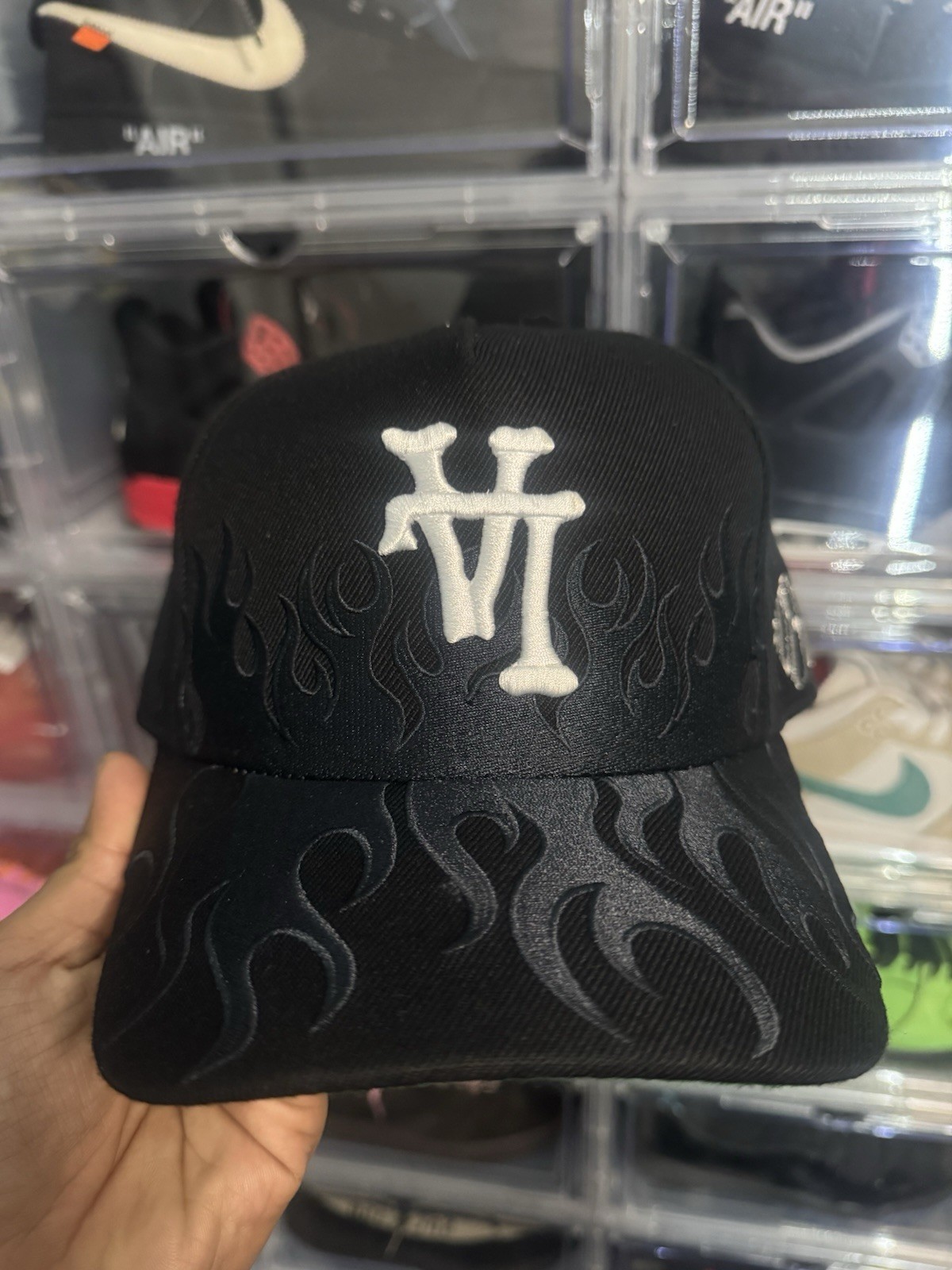 Kill The Hype Flame Black Adjustable Snapback - image 1