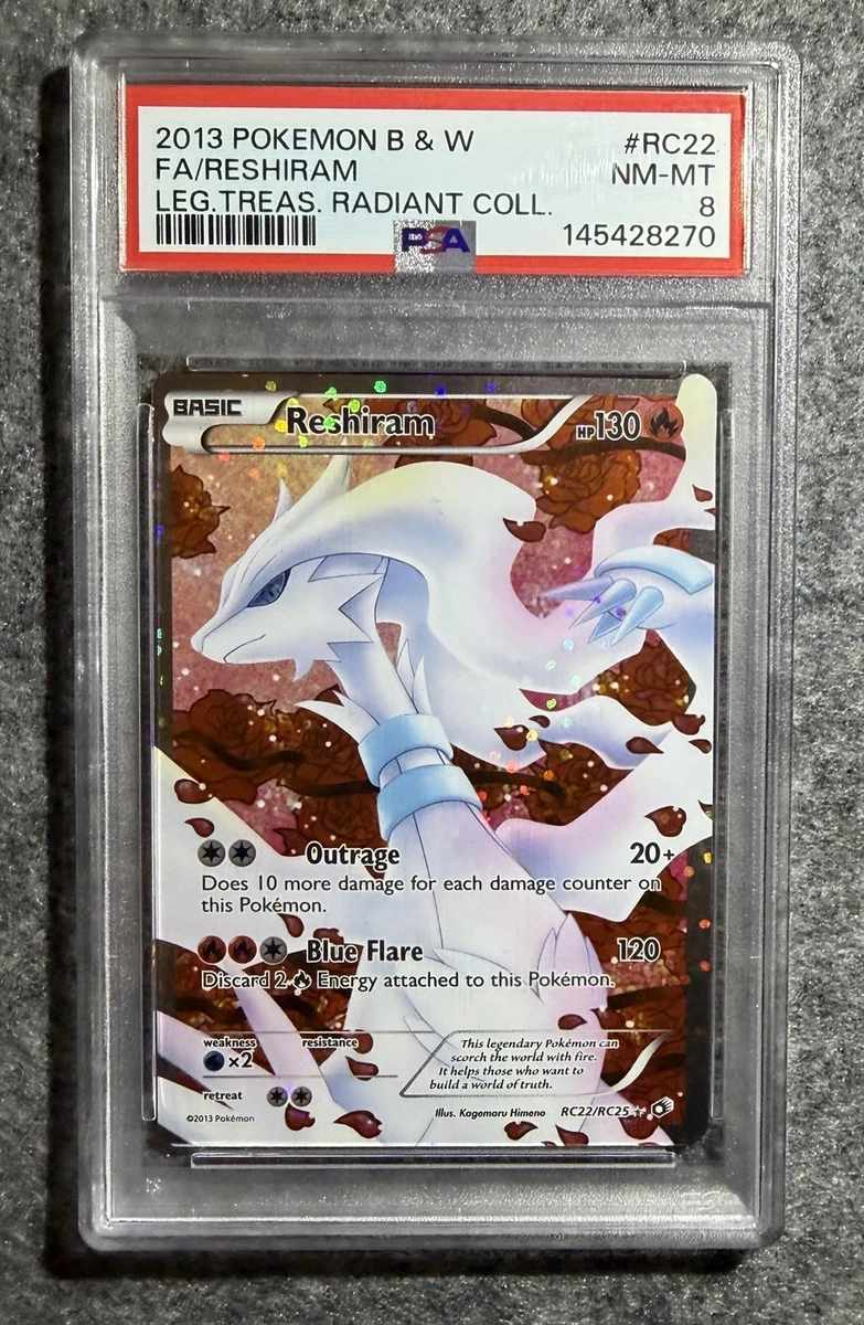Reshiram Pokémon TCG Professional Sports Authenticator (PSA