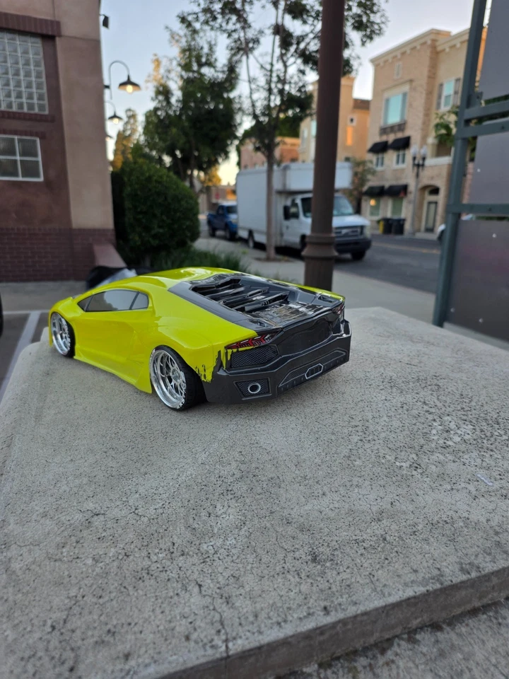 200mm 1/10 Custom Paint HURACAN Body Only - 4Tec-2 RDS DC10 YD2 RMX FZ02 TT02 - Image 4 of 4