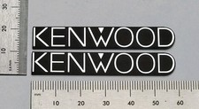 Kenwood Badge Logo Emblem For Speakers Amps & Equipment Large Size With Adhesive