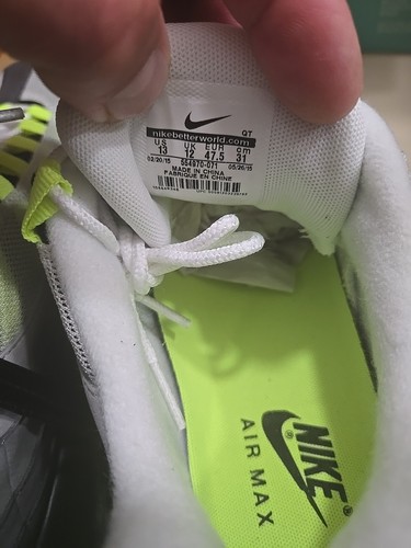 Taglia 13 Nike Air Max 95 OG 2015 Neon ๐ฉถ๐ค๐15 NUOVE R U FIN KDIN ME?!๐๐ค๐ฉถ - Foto 9 di 21