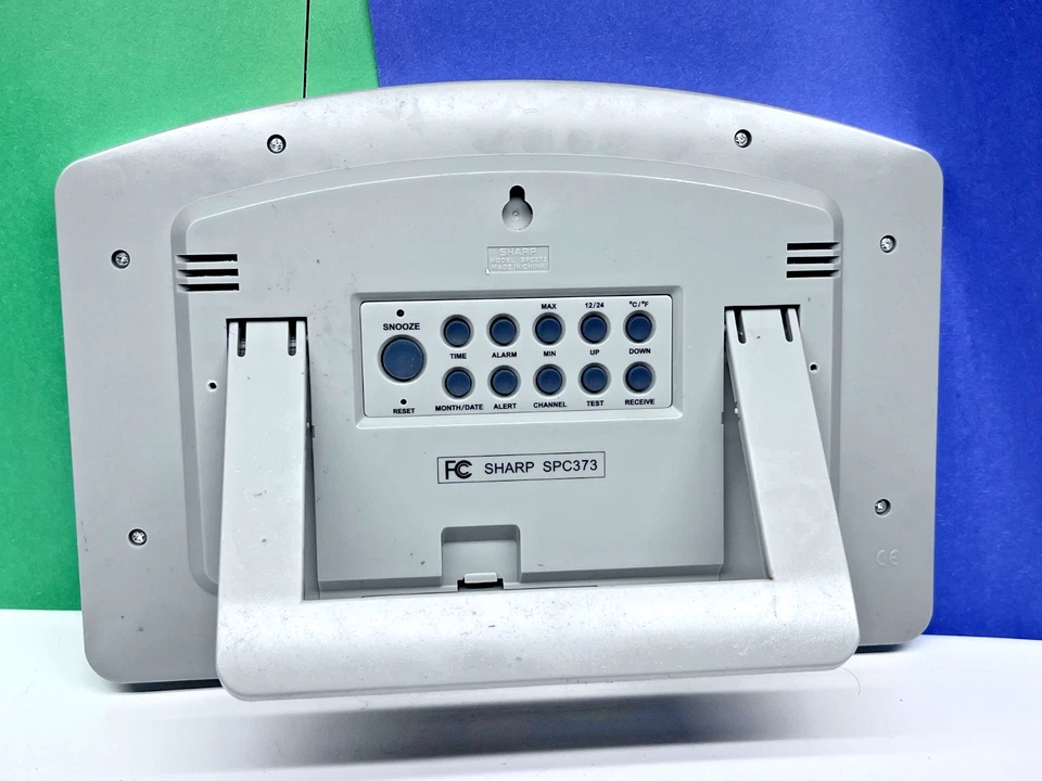Reloj atómico Early SHARP Tech SPC373 FALTA SENSOR TERMÓMETRO (HAZME UNA OFERTA) Foto 4 de 4