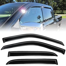 4x For 2009-2018 Dodge Ram 1500 Crew Cab Window Visor Vent Rain Guards New