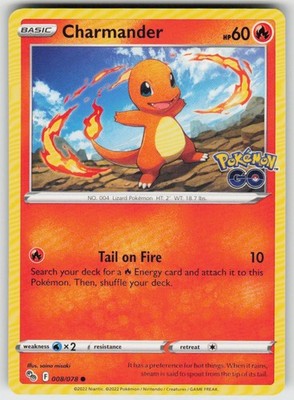 GGC-4 Charmander 008/078 Common Pokemon GO