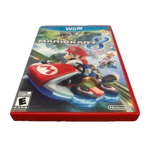 Mario Kart 8 Nintendo Wii U 2014 Case Manual Disc Tested Works Great Free Ship
