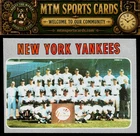 1970 Topps #399 New York Yankees