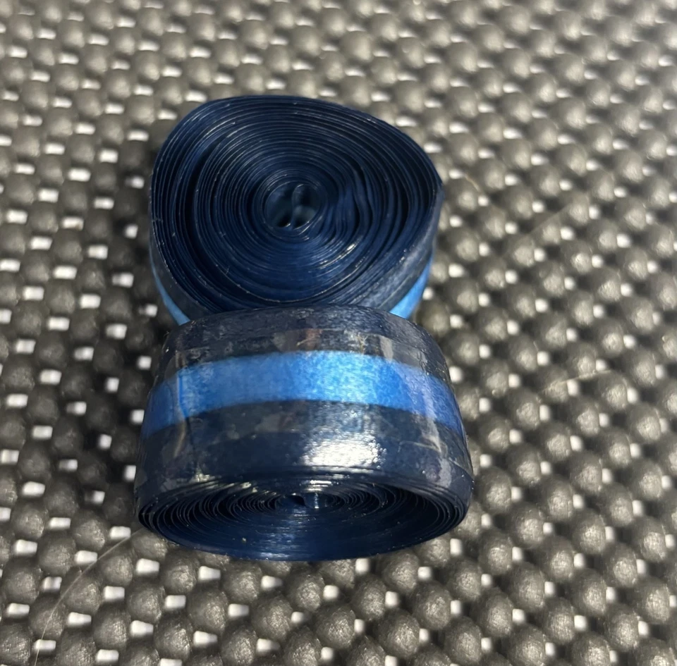 NOS Vintage Benotto Cello-Tape Smooth - Navy, Light Blue, Navy w/ White End Caps - Image 2 of 4