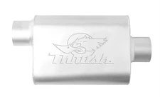 Dynomax Thrust 17657 Aluminized Welded Muffler 3.0 Inlet - 3.0 in. Outlet