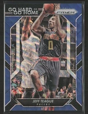 Jeff Teague 2016-17 Panini Prizm #20 Go Hard or Go Home Blue Wave /99
