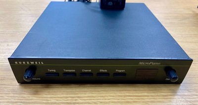 Kurzweil MicroPiano MIDI Sound Module Rack Unit w/ Power Adapter Kurzweil MicroPiano MIDI Sound Module Rack Unit w/ Power Adapter