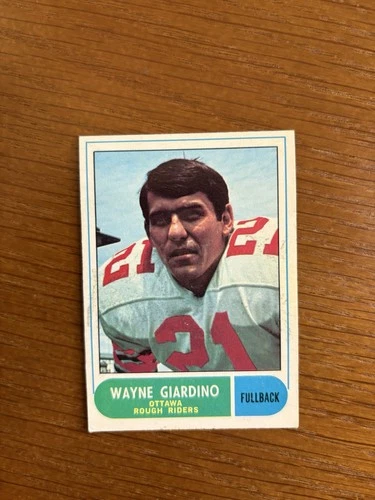 1968 68 CFL Football OPC O-Pee-Chee #20 Wayne Giardino Ottawa Roughriders