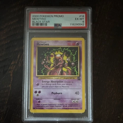 Pokémon TCG Wotc Promo Mewtwo Promo 14/53 PSA 6 Basic Psychic 70 HP 2000 English