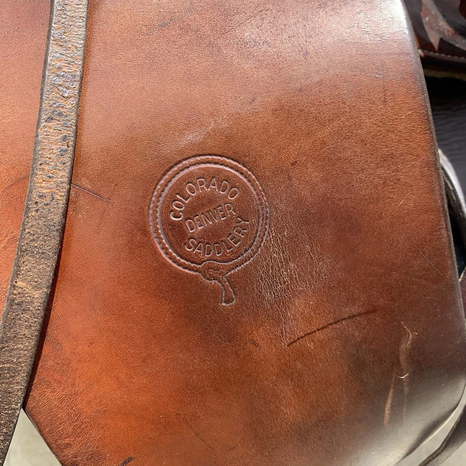 Colorado Saddlery Roping Saddle And Tack 15.5” Asiento Bien Cuidado, Usado en Excelente Condición Foto 2 de 4