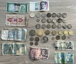 Deutsche Mark andere Währungen Münzen Konvolut