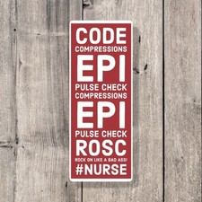 Nurse Healthcare Medical Paramedic Vinyl Laptop Water Bottle Sticker Decal