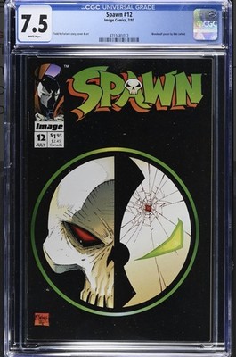 Spawn #12 CGC 7.5 White Pages (Image Comics 1993) Todd McFarlane