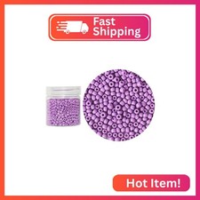 Bala Fillic Purple Color 4mm Glass Seed Beads About 1400pcs in Box 6/0 Glass Cra