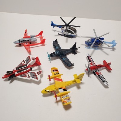 Lot Of 7 Matchbox Sky Busters Planes & Helicopters CGG10, Blaze Buster, Airblade