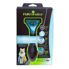 FURminator® für langhaarige kleine Katzen-deShedding Pflege Werkzeug Bürste Fell